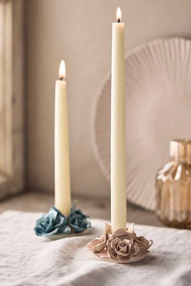 Rose Garden Taper Holder