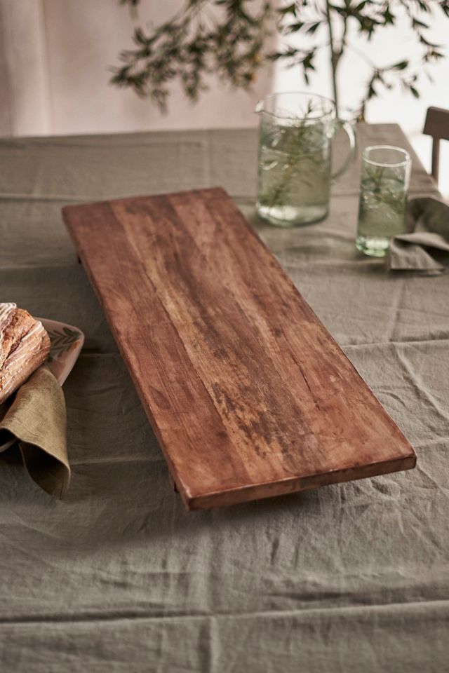 Footed Mango Wood Serving Board #1