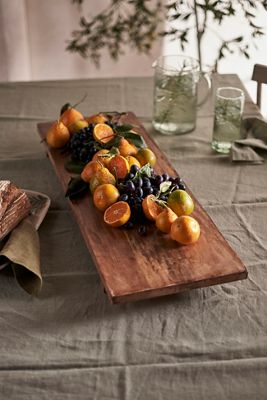 Footed Mango Wood Serving Board