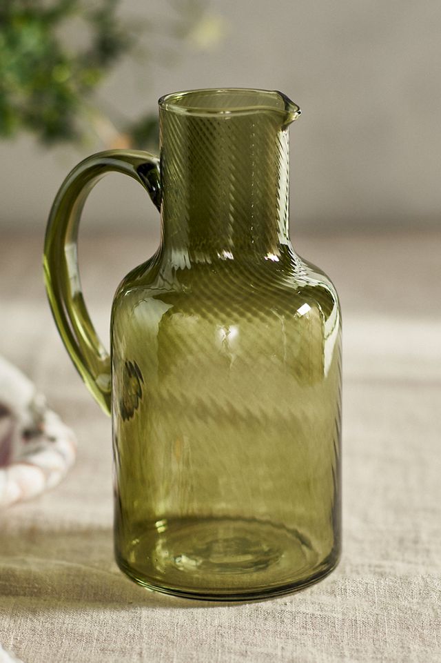 Green Ripple Glassware Collection #2