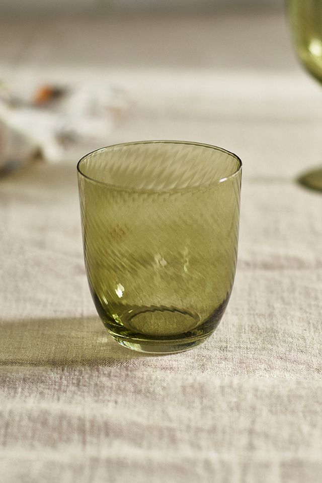 Green Ripple Glassware Collection #4