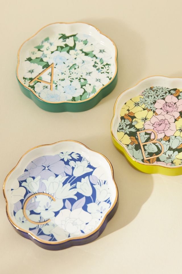 Lyla Monogram Trinket Dish #2