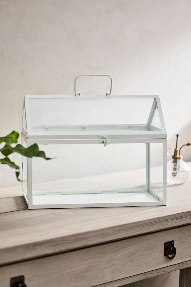 White Rectangular Greenhouse #1