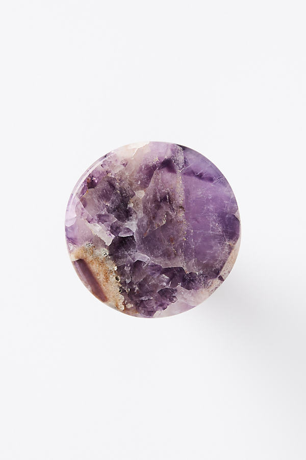 Anthropologie Amara Stone Hook In Purple