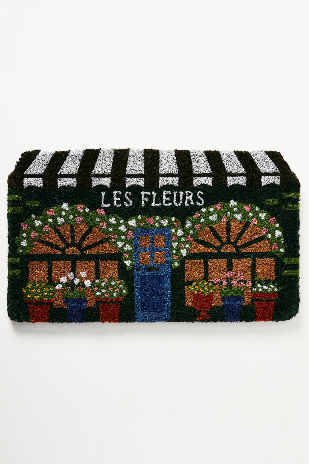 Flower Shop Doormat - Teal, Standard, 18" x 30"