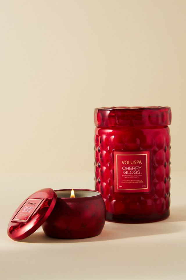 Voluspa Cherry Gloss Mini Tin Candle #1