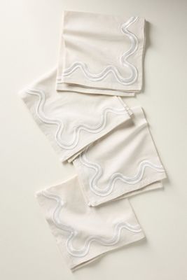Madeline Embroidered Napkins, Set of 4