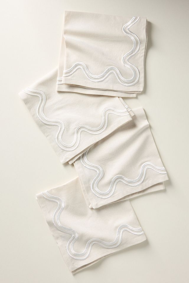 Madeline Embroidered Napkins, Set of 4 #2