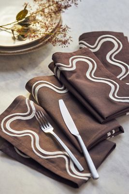 Madeline Embroidered Napkins, Set of 4