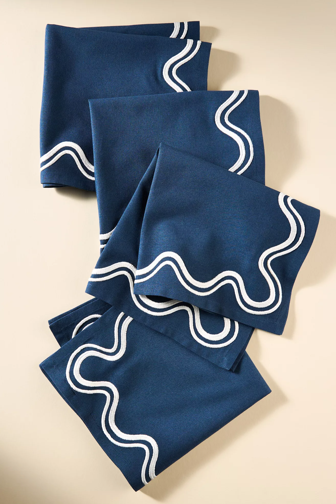 Madeline Embroidered Napkins, Set of 4