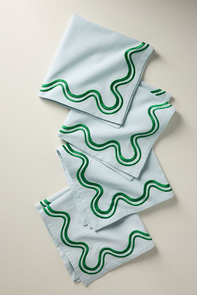 Madeline Embroidered Napkins, Set of 4 #2