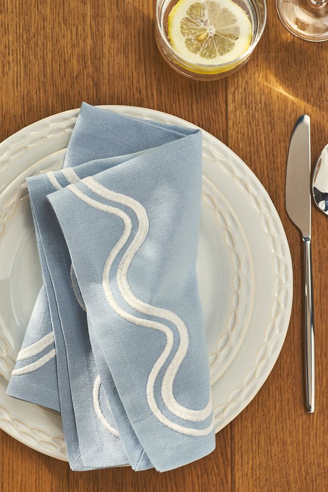 Madeline Embroidered Napkins, Set of 4 #1