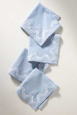 Madeline Embroidered Napkins, Set of 4