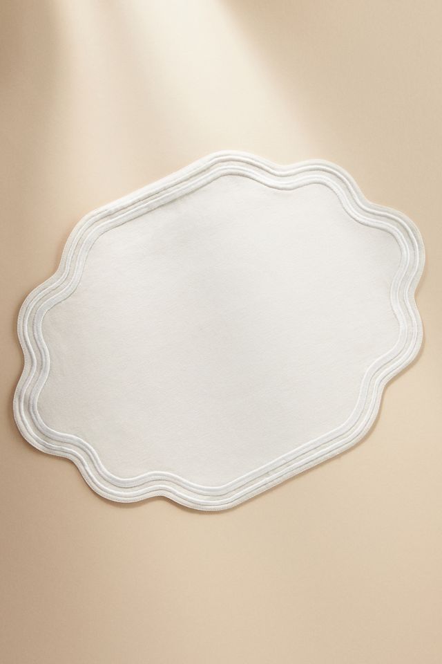 Madeline Embroidered Cotton Placemat #1