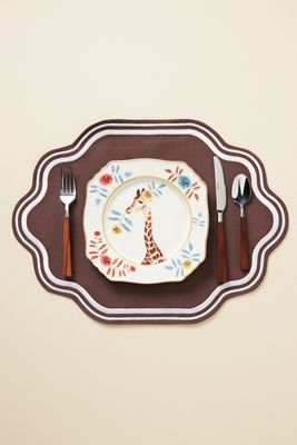 Madeline Embroidered Cotton Placemat