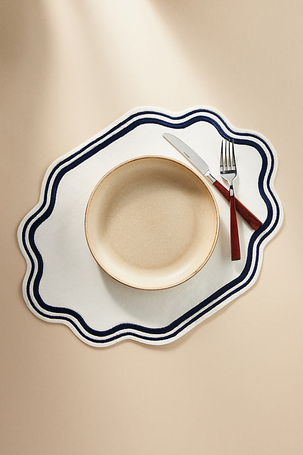 Anthropologie Madeline Placemat In Black