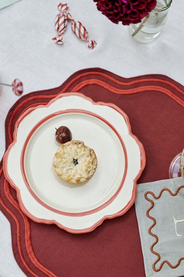 Madeline Embroidered Cotton Placemat #3
