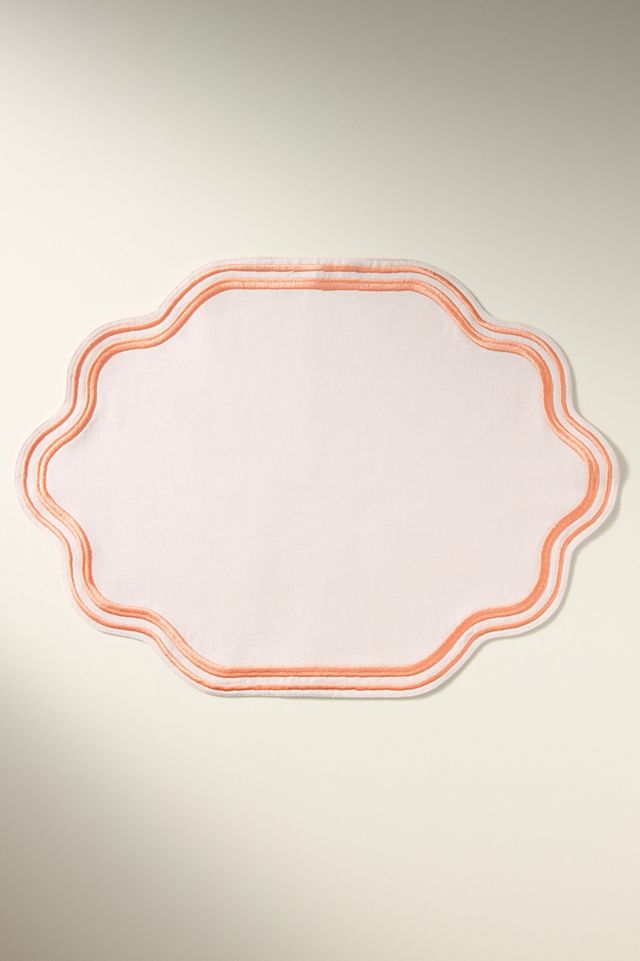 Madeline Embroidered Cotton Placemat #2