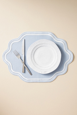 Madeline Embroidered Cotton Placemat