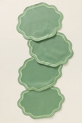 Madeline Embroidered Cotton Placemat
