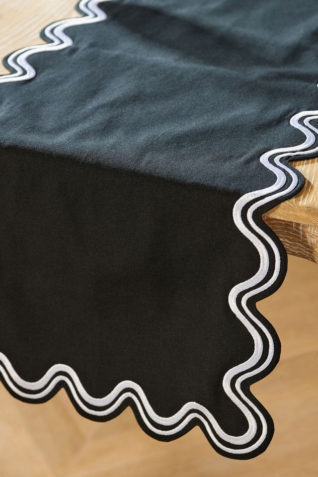 Madeline Embroidered Table Runner #1