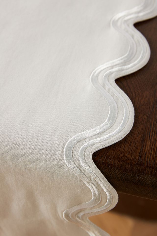 Madeline Embroidered Table Runner #1