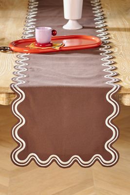 Madeline Embroidered Table Runner