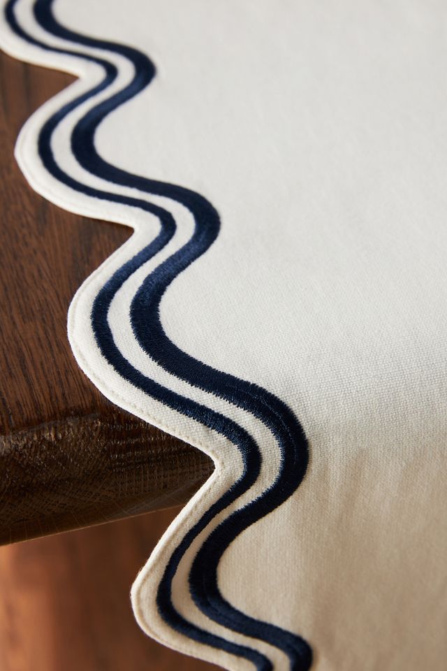 Madeline Embroidered Table Runner #1