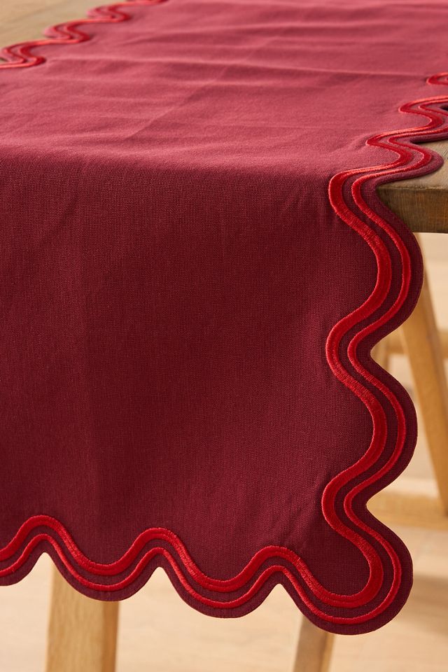Madeline Embroidered Table Runner #1