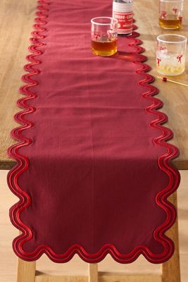 Madeline Embroidered Table Runner