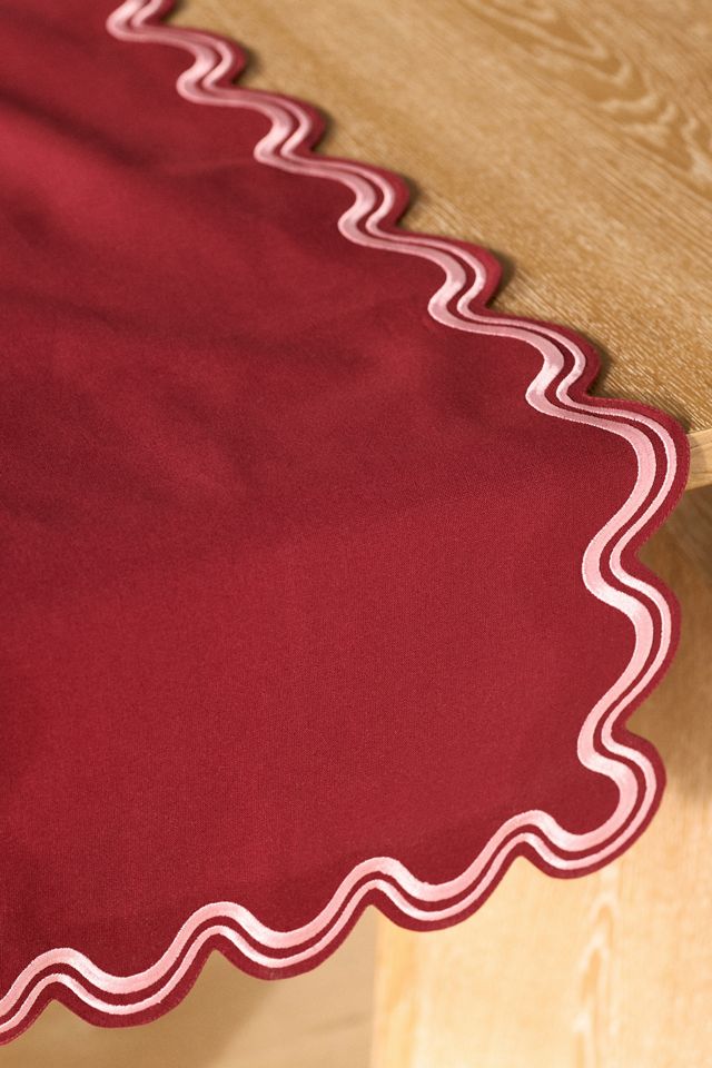 Madeline Embroidered Table Runner #1
