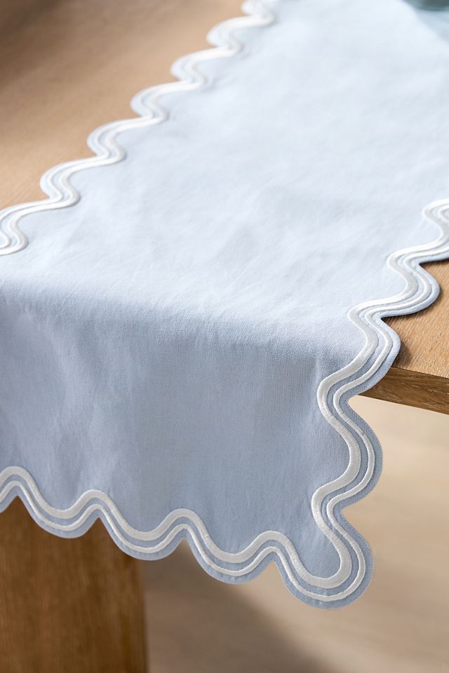 Madeline Embroidered Table Runner #1