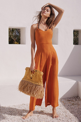Sensi Studio Netted Beach Basket Bag | Anthropologie