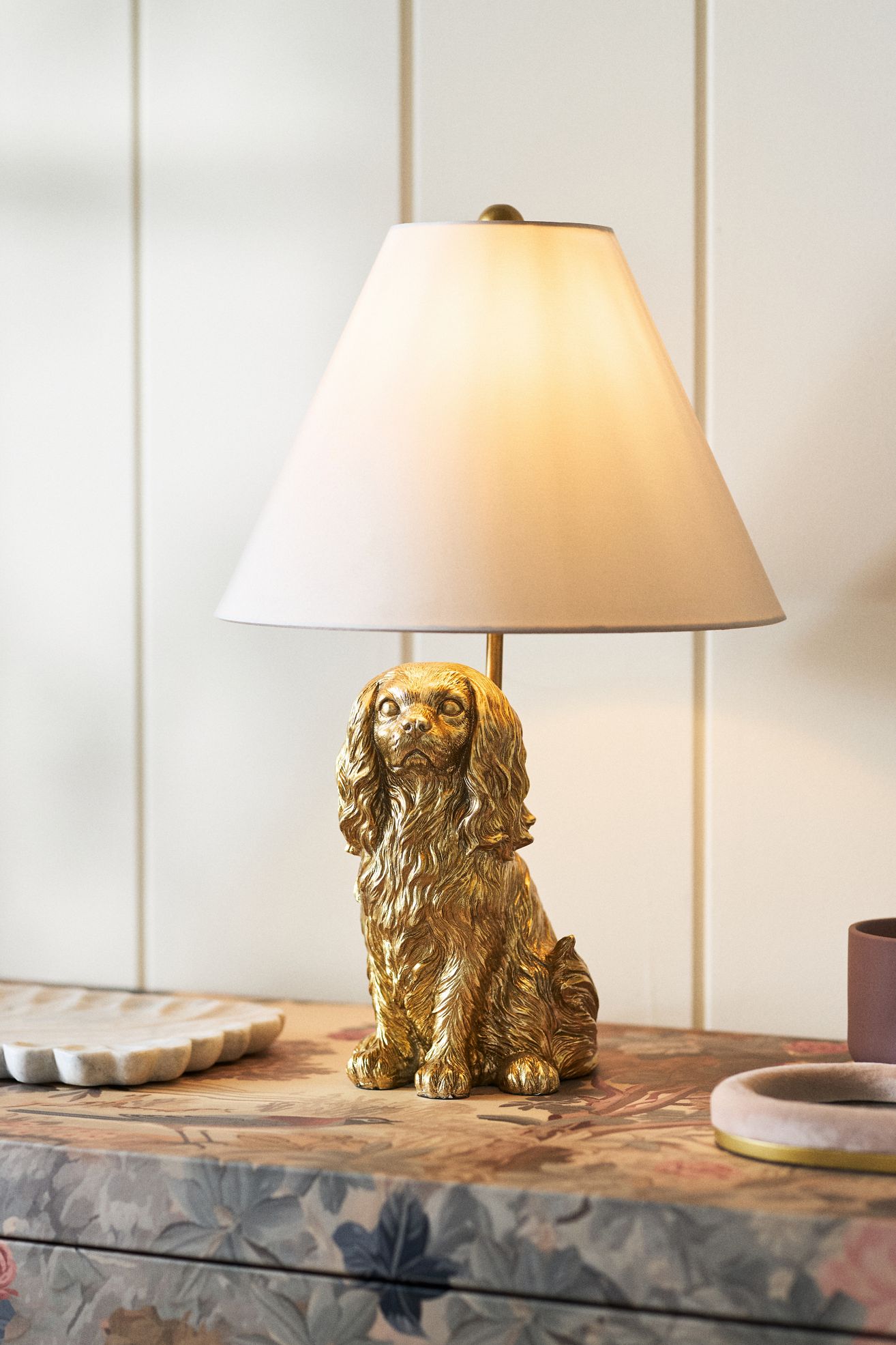 The Icon Table Lamp: Dog Edition - King Charles Cavalier, Standard, One Size