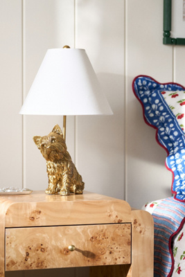 Anthropologie The Icon Table Lamp: Dog Edition