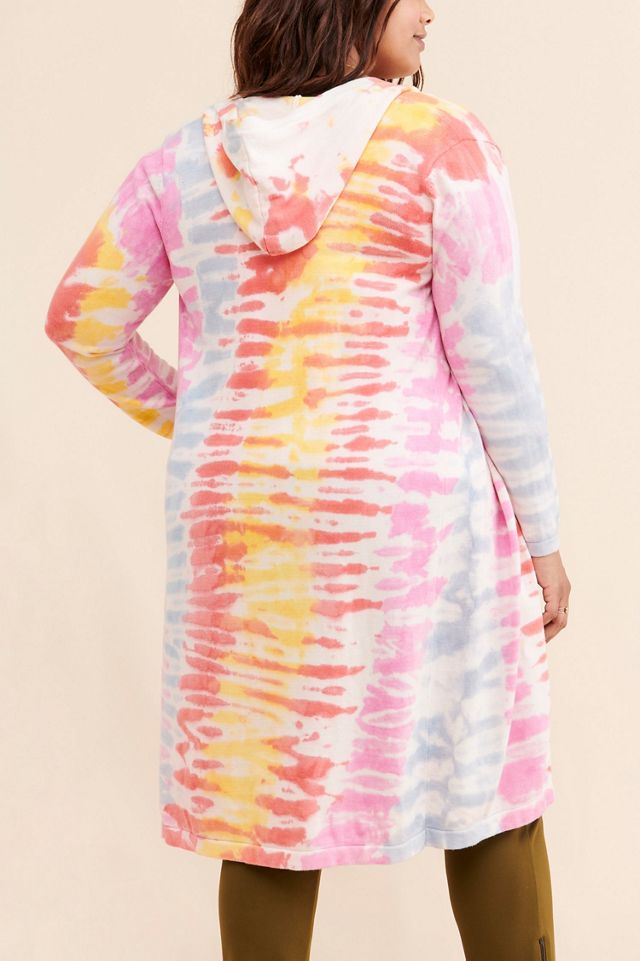 Electric Yoga Emira Hooded Tie-Dye Cardigan #1
