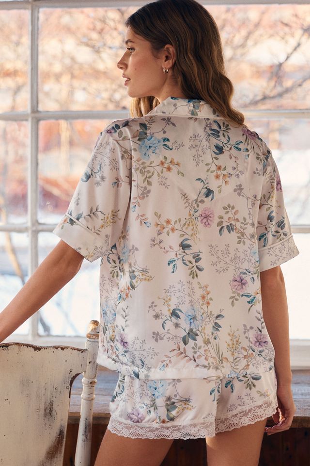 Flora Nikrooz Selena Satin Short Pajama Set #1