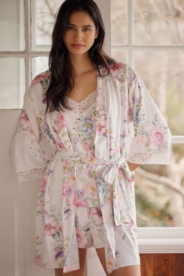 Flora Nikrooz Sabrina Pajamas & Robe Travel Set | Anthropologie