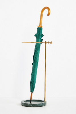 Anthropologie Amira Umbrella Stand In Gold