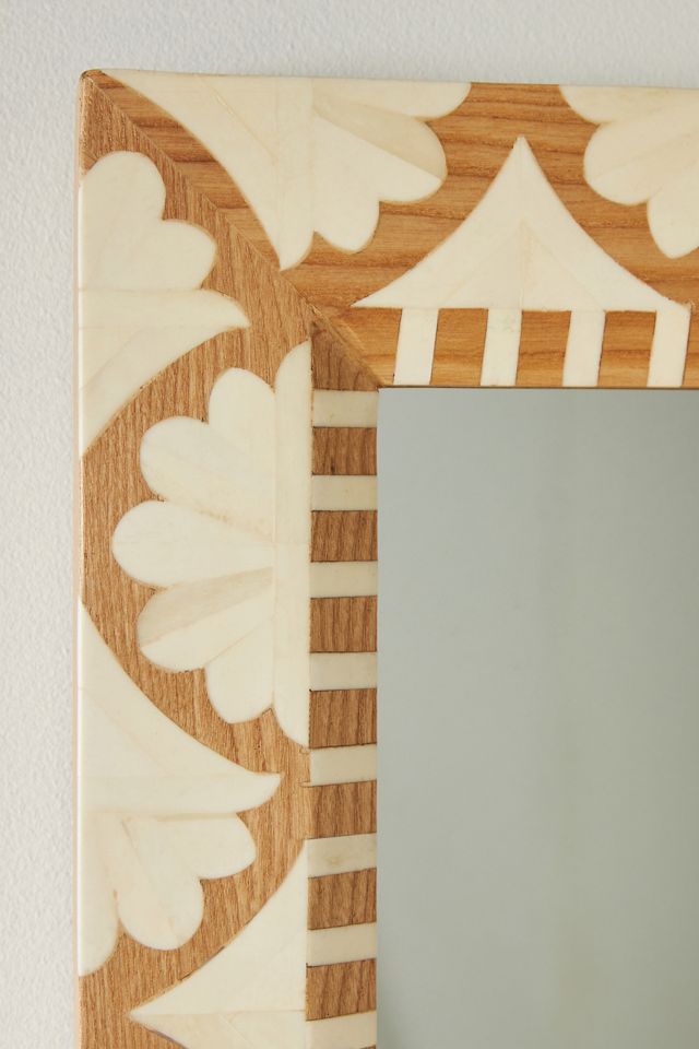 Fan Bone Inlay Mirror #1