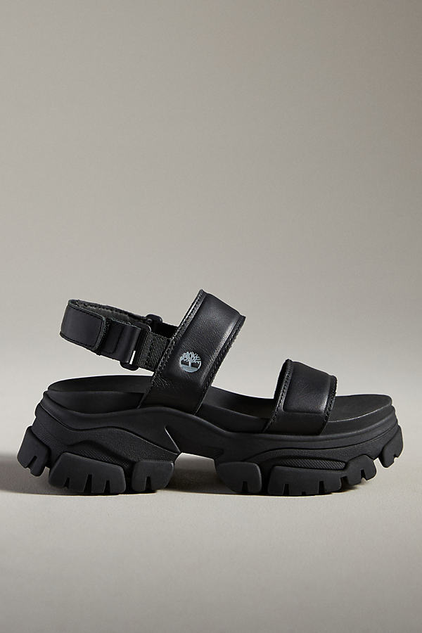 Shop Timberland Adley Way Platform Sandals In Black