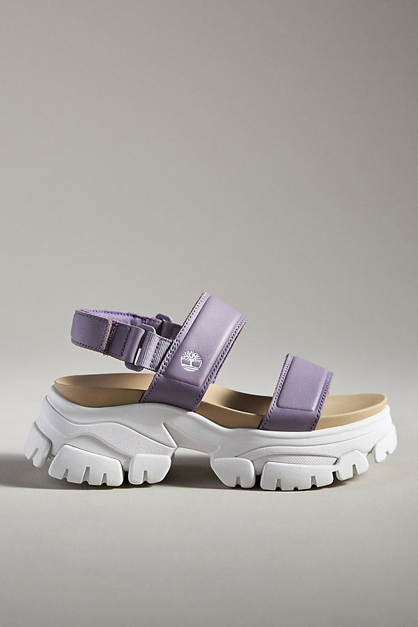 Shop Timberland Adley Way Platform Sandals In Purple