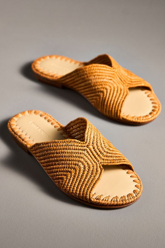 Carrie Forbes Salon Woven Slide Sandals #1