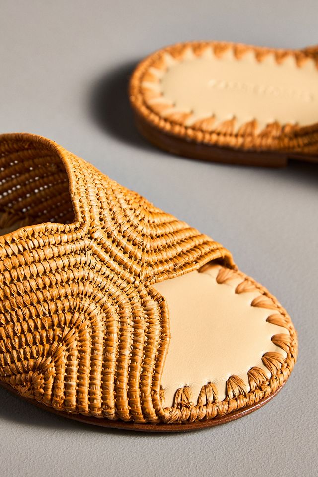 Carrie Forbes Salon Woven Slide Sandals #2