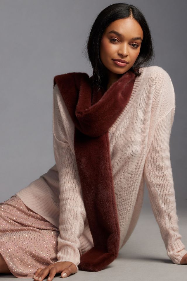 Women > Faux Fur Scarves & Neckwear > Super Long Faux Fur Scarves