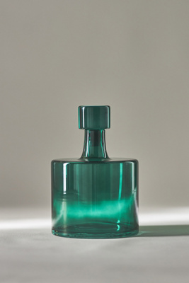 Anthropologie Morgan Decanter In Green