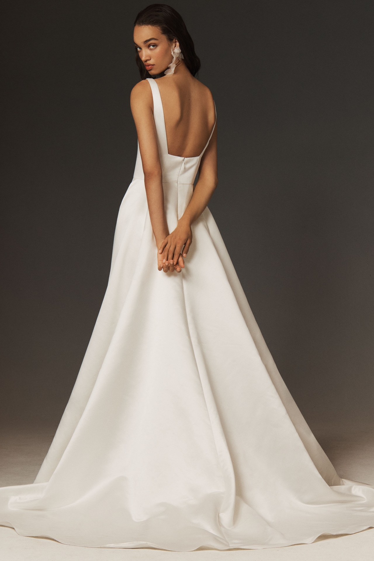 Wtoo by Watters Vivien Square-Neck A-Line Wedding Gown