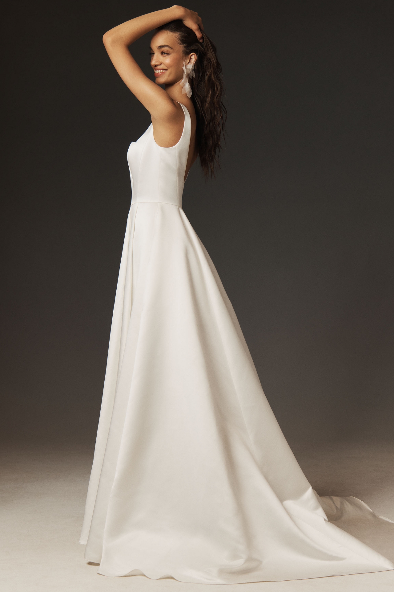 Wtoo by Watters Vivien Square-Neck A-Line Wedding Gown