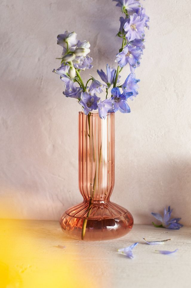 Glass Flute Bud Vase