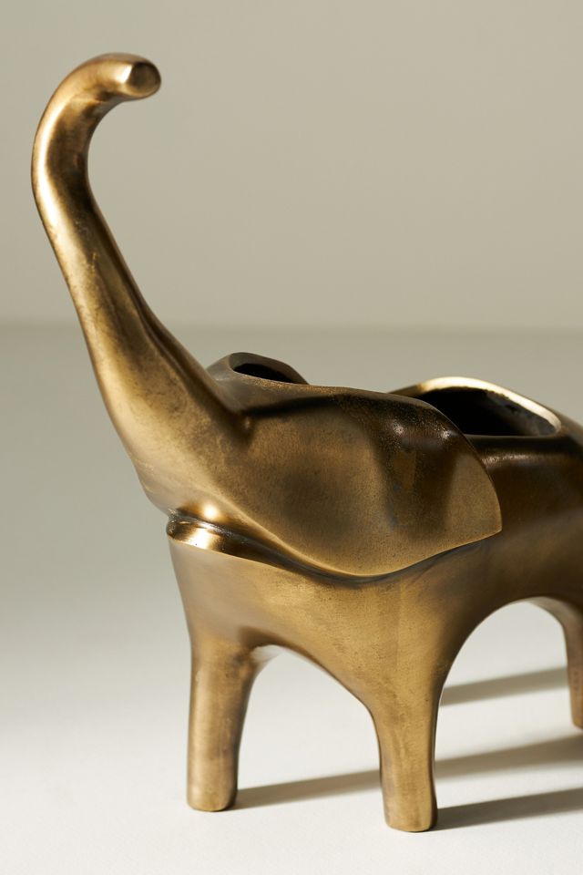 Jai Metall Elefant Weinflaschenhalter #1